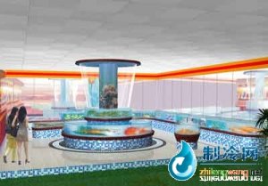  北京將臺商務會館池大型海鮮池工程 