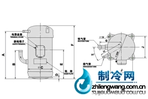  大金D系列三相渦旋壓縮機(jī)冷媒407C 